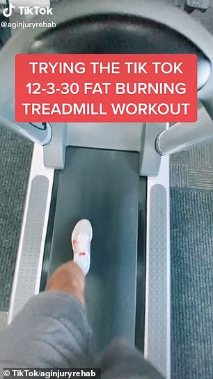 Influencer and former Premier League injury expert Arun Gray trying the workout