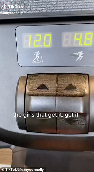 A TikTok user posted a picture of herself trying out the trend