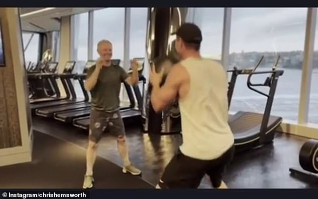 Chris went on to reveal his dad made him a hurdle out of a piece of timber during his childhood, which helped him propel his lifelong love of fitness