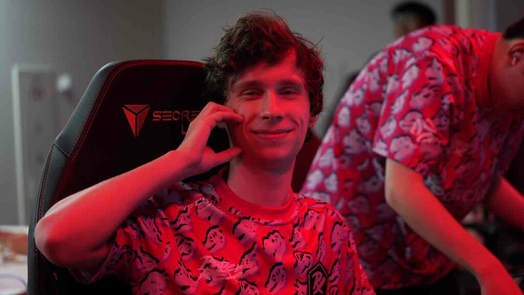 Exclusive: When PRX something played on NA, pro players were convinced he was cheating PRX something doing a cheek pose at VCT Pacific 2023 Week 6 Day 3